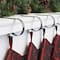 Original MantleClip® Brushed Nickel Stocking Holders, 4ct.